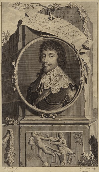 Portret van Frederik I van Bohemen door Pieter van der Werff